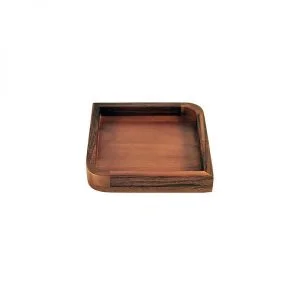 6” Wooden Square Plate
