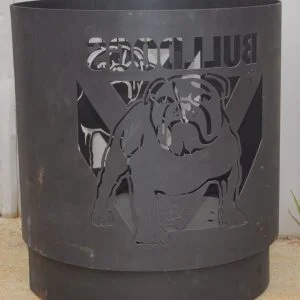 Footy Bull Dogs – Outdoor Fire Drum