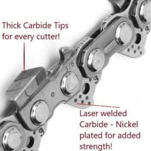 Husqvarna - Tungsten Carbide Chainsaw Chain 24/25″ 3/8″ .058″ 84DL