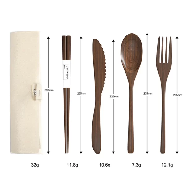 Wooden Cutlery Set