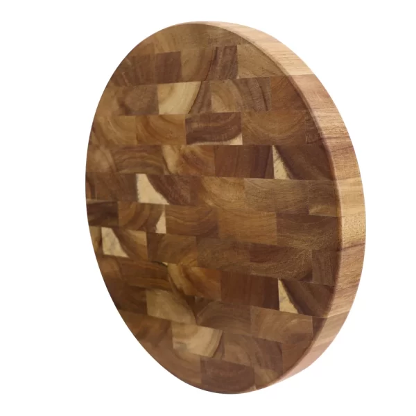 Round Acacia Wooden Chopping Block