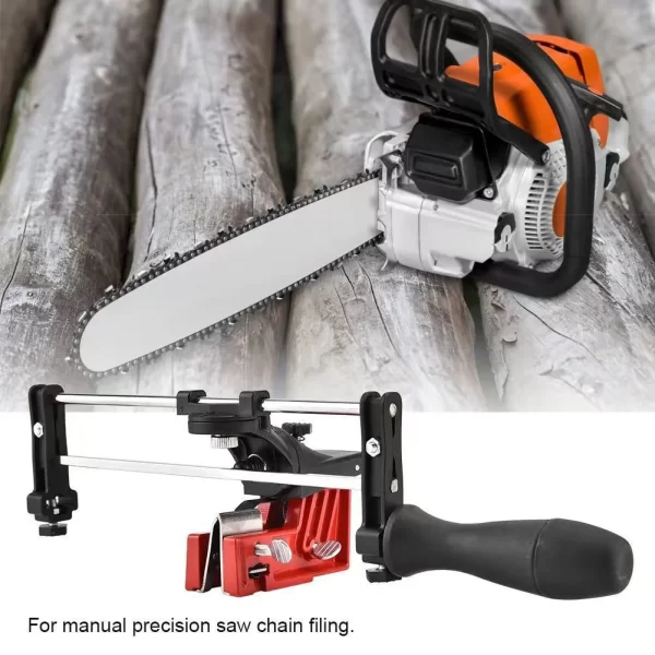 Manual Chain Sharpener Filing Guide - Chainsaw