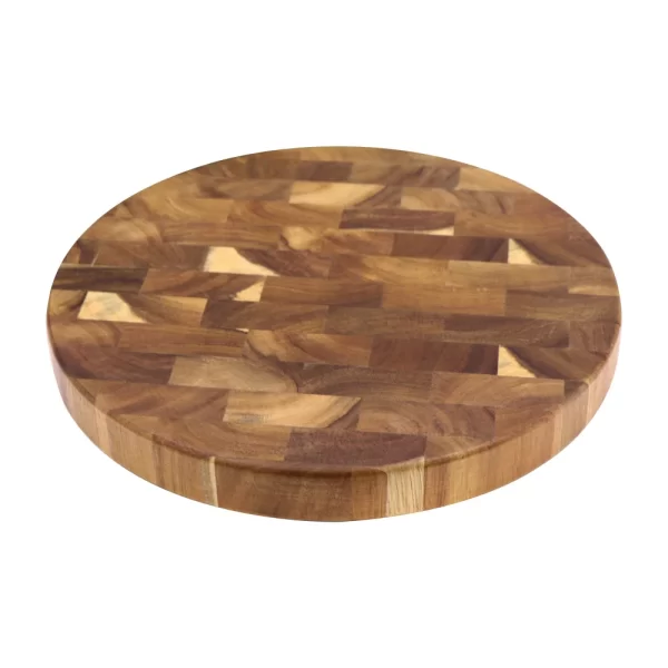 Round Acacia Wooden Chopping Block