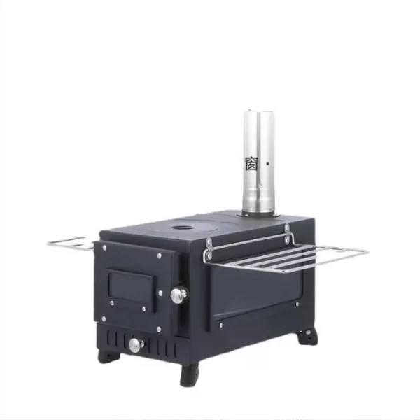 Portable Heating Cooking Free Standing Outdoor Camping Cabinet Wood Burning Stove - Image 4