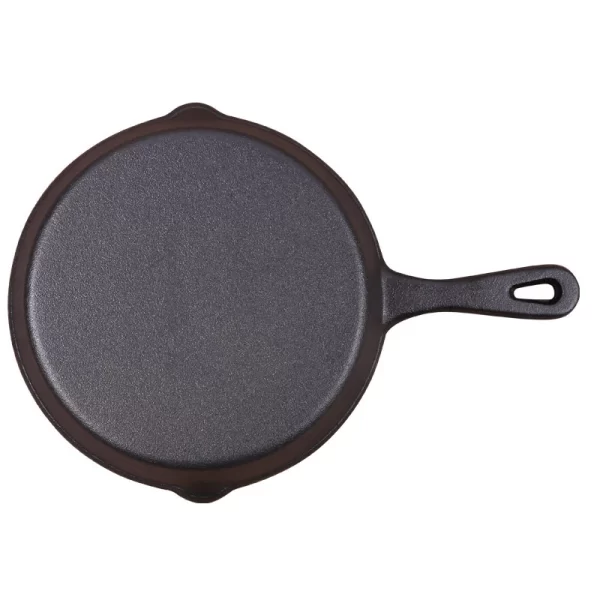 pre-seasoned oil cookware 3pcs Non stick cast iron skillet set - Image 4