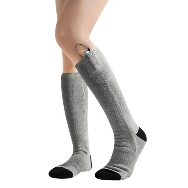 Thick Winter Outdoor Ski Rechargeable Battery Unisex Electric Socks Battery Thermal Self Heated Socks - Image 3