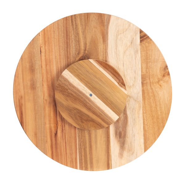 Rotating Wooden Lazy Susan Tray - Image 2